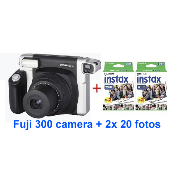 Centimeter als resultaat cement Fujifilm Instax 300 starterset, direct klaar camera met de bijbehorende  films